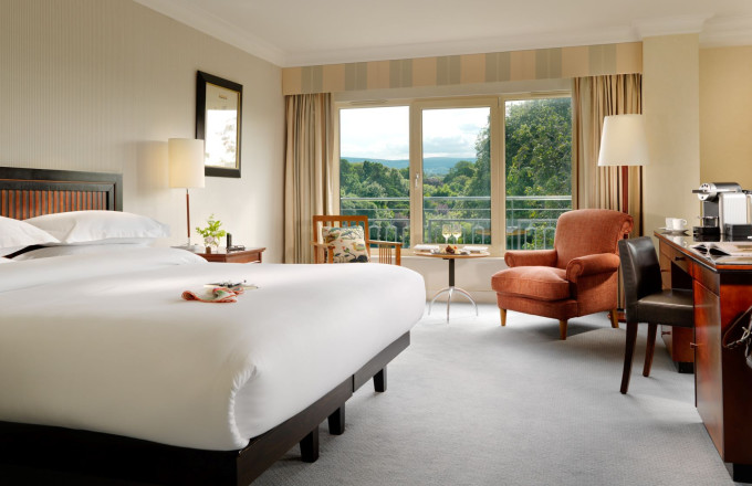 Executive room with a view over Herbert Park